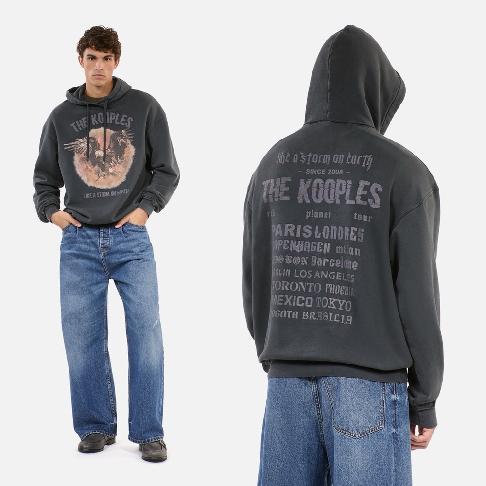 The Kooples Eagle Print Men’s Hoodie - L